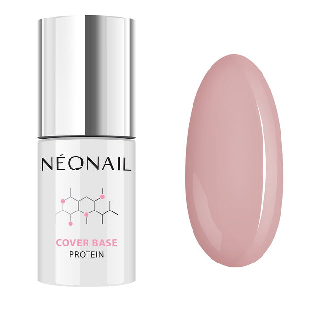 NeoNail Cover Base Protein proteinowa baza hybrydowa Natural Nude 7.2ml