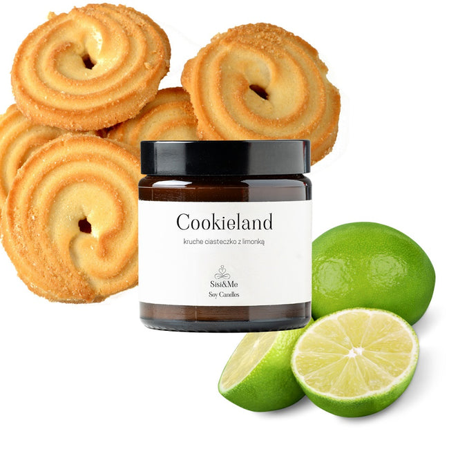 Sisi & Me Świeca sojowa Cookieland 120ml