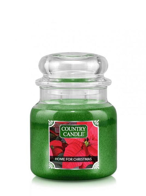 Country Candle Średnia świeca zapachowa z dwoma knotami Home For Christmas 453g