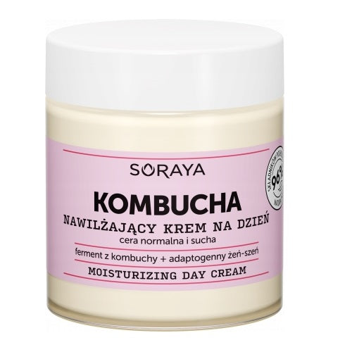 Soraya Kombucha nawilżający krem na dzień cera normalna i sucha 75ml