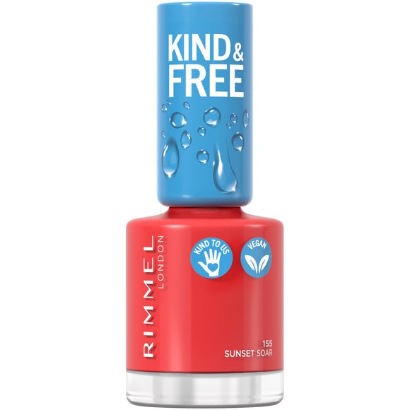 Rimmel Kind & Free wegański lakier do paznokci 155 Sunset Soar 8ml