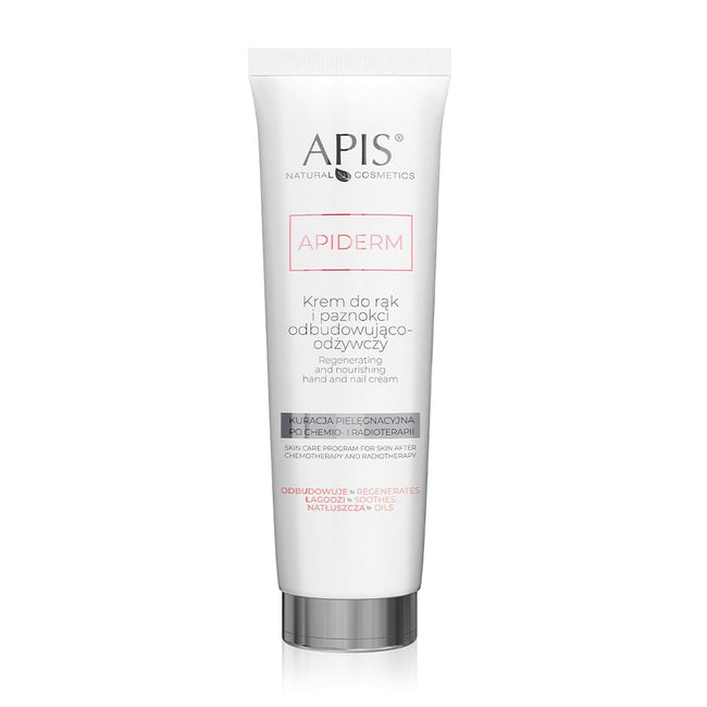 APIS Apiderm krem do rąk i paznokci odbudowująco-odżywczy 100ml