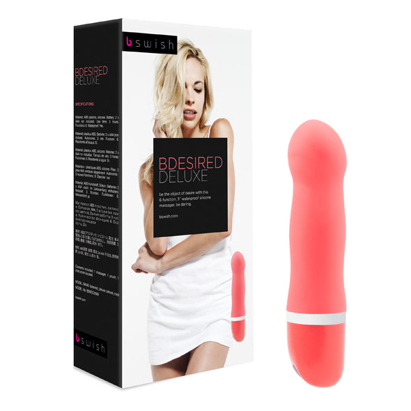 B Swish Bdesired Deluxe Vibrator klasyczny wibrator Natural Coral