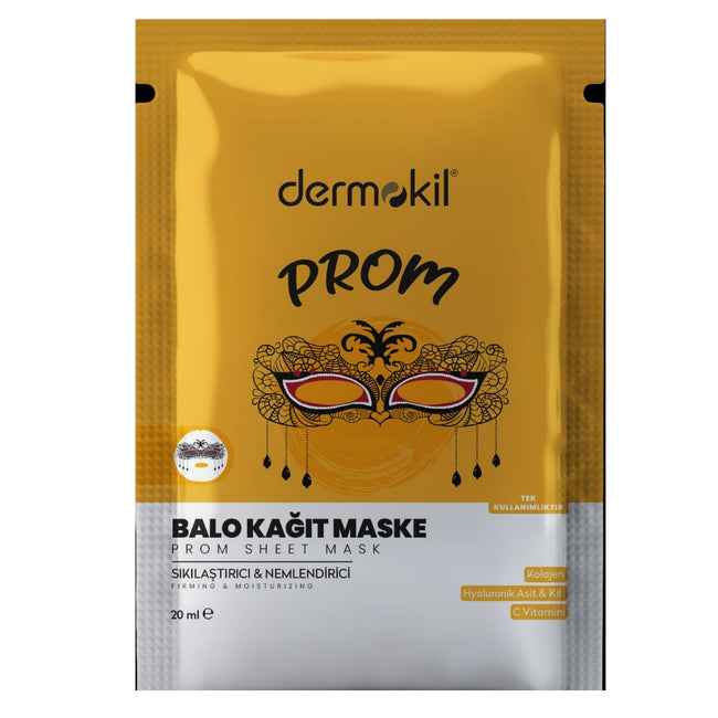 Dermokil Sheet Mask maseczka do twarzy w płachcie Prom 20ml