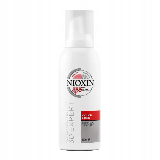 NIOXIN 3D Expert Color Lock Treatment zabezpieczająca i zagęszczająca kuracja w piance do stosowania po koloryzacji 150ml