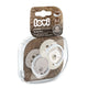 LOVI Smoczek silikonowy dynamiczny 0-2m Buddy Bear 2szt