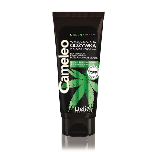 Cameleo Green Hair Care wygładzająca odżywka z olejem konopnym do włosów niesfornych 200ml