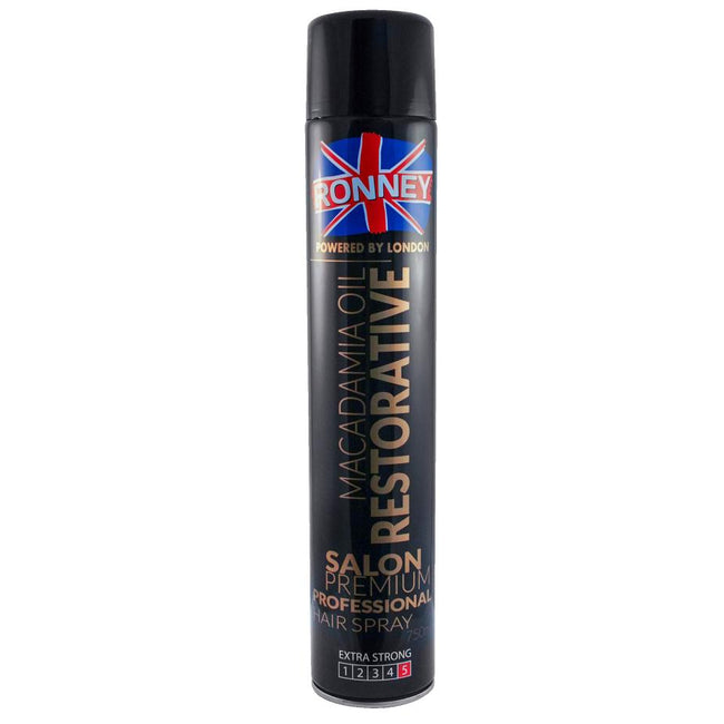 Ronney Professional Hair Spray Macadamia Oil Restorative lakier do włosów wzmacniający 750ml