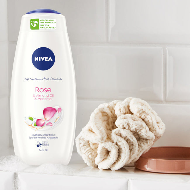 Nivea Rose & Almond Oil Care Shower pielęgnujący żel pod prysznic 500ml