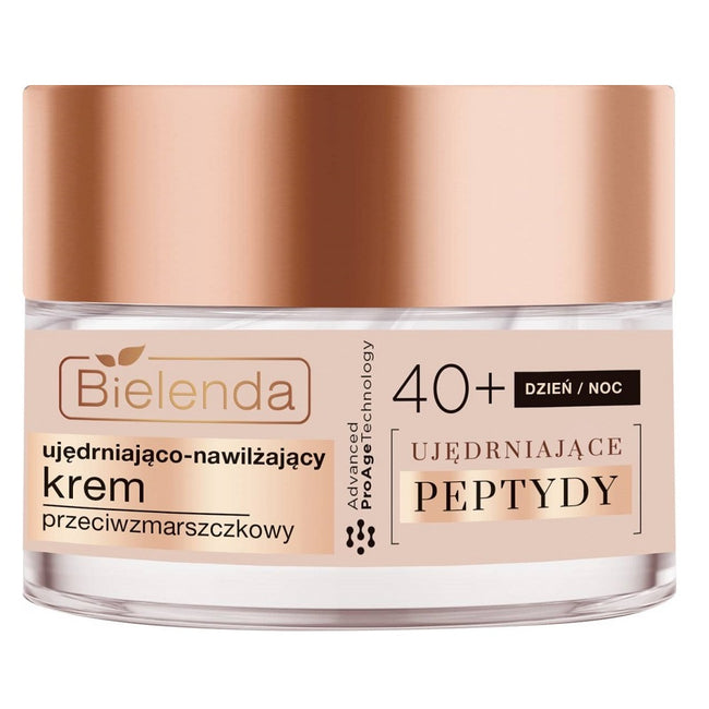Bielenda Ujędrniające Peptydy 40+ ujędrniająco-nawilżający krem przeciwzmarszczkowy na dzień i noc 50ml