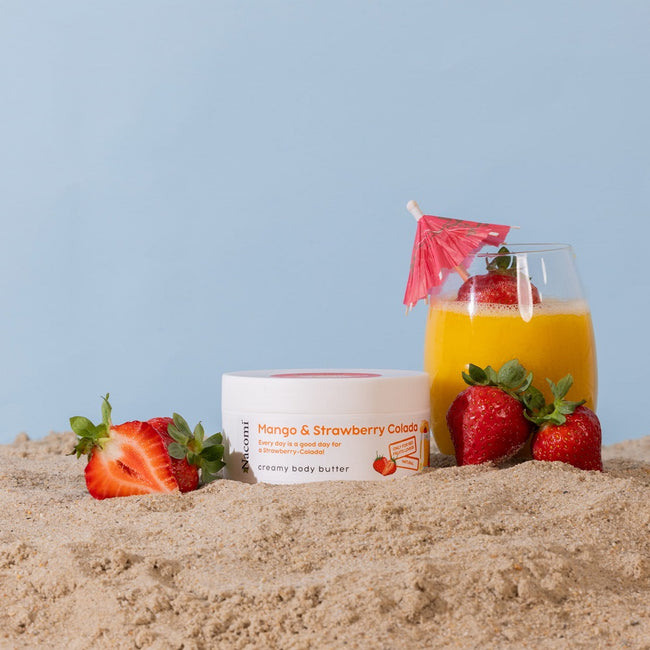 Nacomi Kremowe masło do ciała o zapachu mango i truskawcolady 100ml