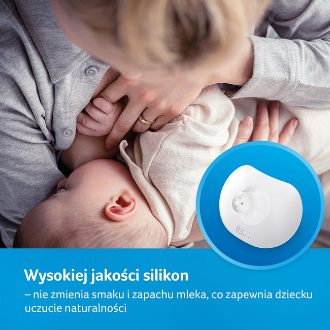 LOVI Skin Touch silikonowe osłonki piersi M/L 2szt