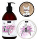 LaQ Kocica Piwonia zestaw żel pod prysznic 500ml + masełko do twarzy 50ml + peeling do ciała 200ml