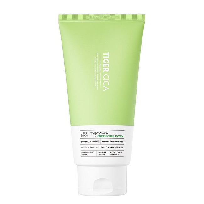 It's Skin Tiger Cica Green Chill Down Foam Cleanser pianka do mycia twarzy 300ml