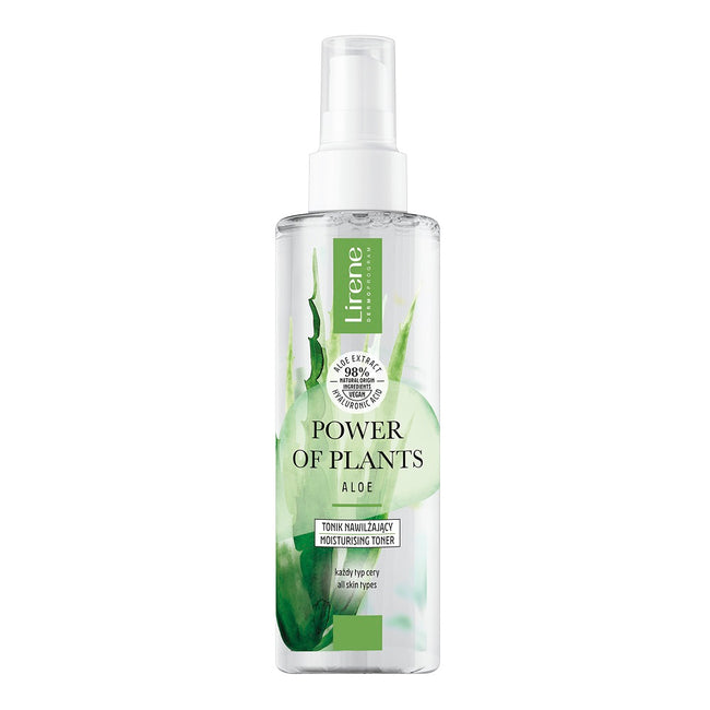 Lirene Power of Plants tonik nawilżający Aloes 200ml