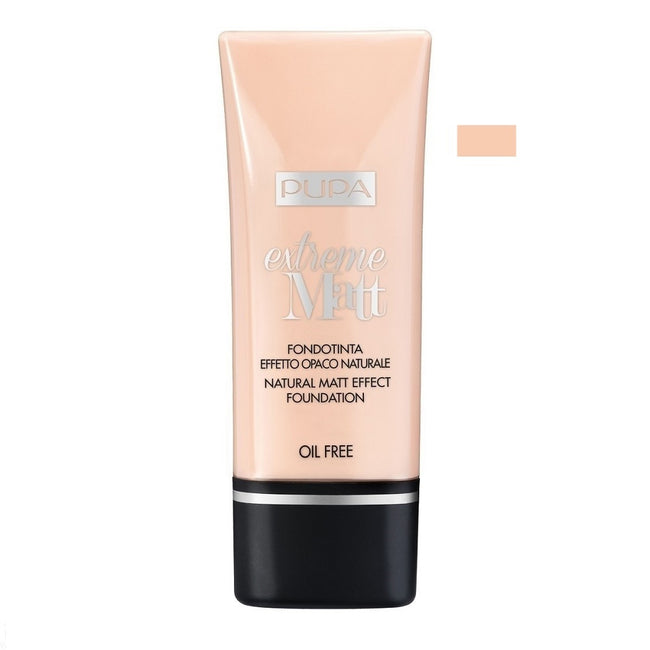 Pupa Milano Extreme Matt Effect Foundation SPF10 matujący podkład do twarzy 010 Porcelain 30ml