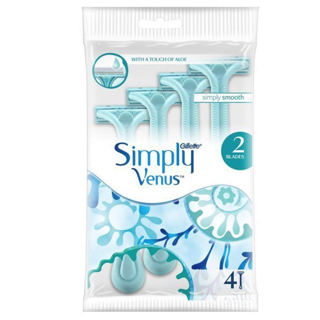 Gillette Simply Venus 2 jednorazowe maszynki do golenia dla kobiet 4szt