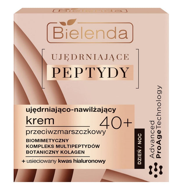 Bielenda Ujędrniające Peptydy 40+ ujędrniająco-nawilżający krem przeciwzmarszczkowy na dzień i noc 50ml