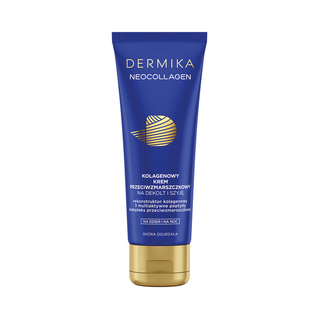 Dermika Neocollagen kolagenowy krem przeciwzmarszczkowy na dekolt i szyję na dzień i na noc 50ml
