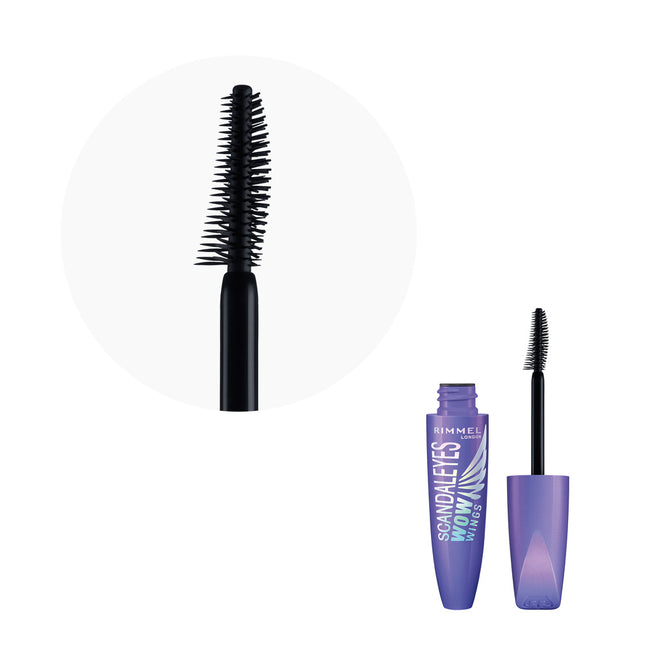 Rimmel Scandaleyes Wow Wings Mascara tusz do rzęs 001 Black 12ml