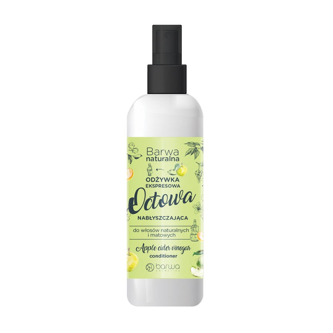 Barwa Naturalna ekspresowa odżywka octowa nabłyszczająca w sprayu do włosów suchych i matowych 200ml
