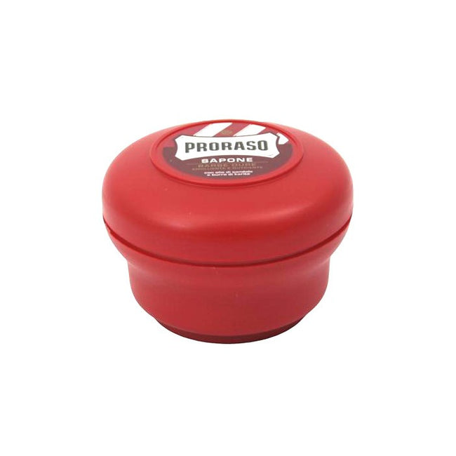 Proraso Sapone zmiękczające mydło do golenia w tyglu z olejkiem sandałowym i masłem shea 150ml
