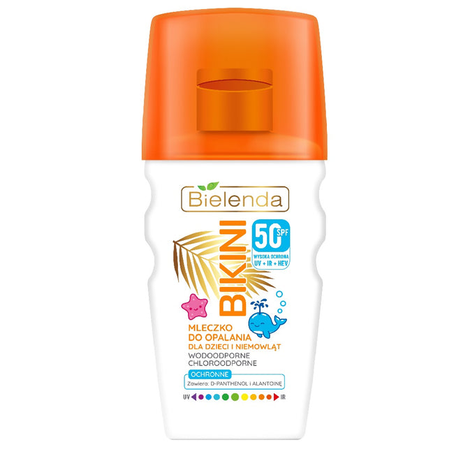 Bielenda Bikini mleczko do opalania dla dzieci i niemowląt SPF50 150ml