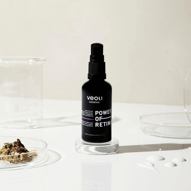 Veoli Botanica Power Of Retinal aktywny krem przeciwzmarszczkowy na noc z retinalem 0.075% i kompleksem składników łagodzących 40ml