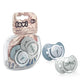 LOVI Smoczek silikonowy dynamiczny 6-18m Botanic Boy 2szt
