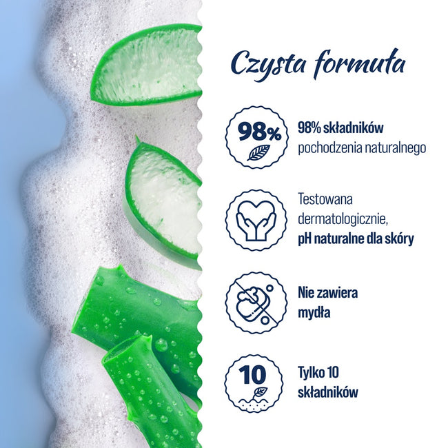 Le Petit Marseillais Nawilżający żel pod prysznic o wysokiej tolerancji z Aloesem BIO 400ml