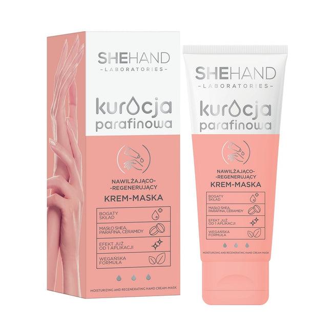 SHEHAND Kuracja Parafinowa nawilżająco-regenerujący krem-maska do dłoni 75ml