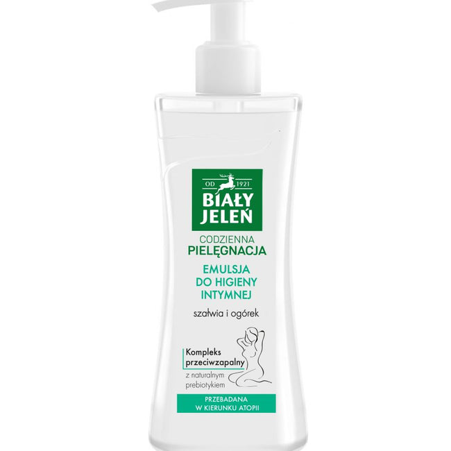 Biały Jeleń Emulsja do higieny intymnej z szałwią i ogórkiem 265ml