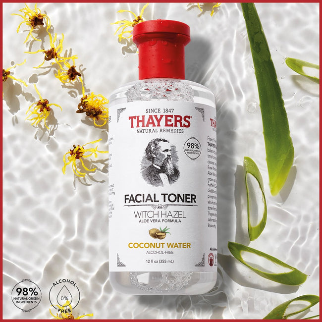 Thayers Kokosowy bezalkoholowy tonik do twarzy z aloesem i oczarem wirginijskim 355ml