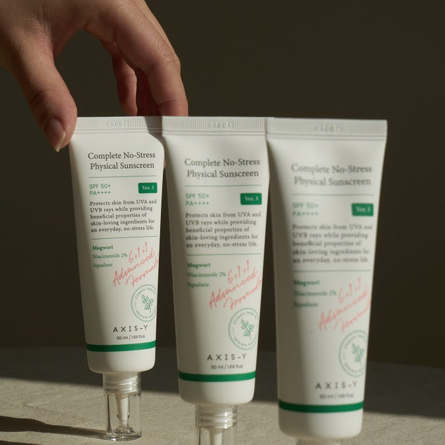 AXIS-Y Complete No-Stress Physical Sunscreen V.3 SPF50+/PA++++ krem do twarzy z filtrami fizycznymi 50ml