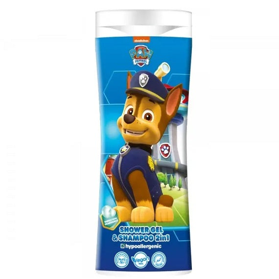 Paw Patrol Chase żel pod prysznic i szampon 2w1 Guma Balonowa 300ml