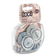 LOVI Smoczek silikonowy dynamiczny 3-6m Botanic Boy 2szt
