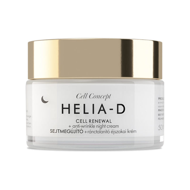 Helia-D Cell Concept Cell Renewal + Anti-Wrinkle 55+ zestaw przeciwzmarszczkowy krem na dzień + przeciwzmarszczkowy krem na noc 2×50ml