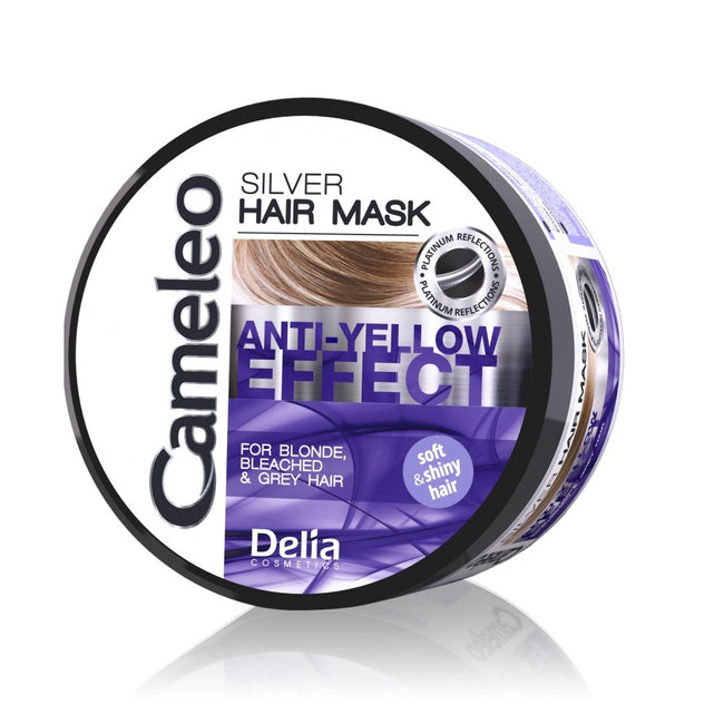 Cameleo Anti-Yellow Effect Silver Hair Mask maska do włosów blond przeciw żółknięciu 200ml