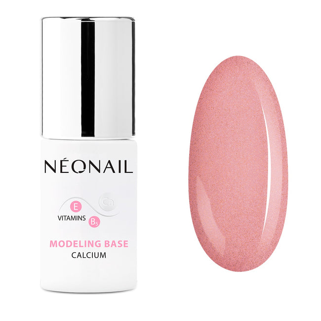 NeoNail Modeling Base Calcium baza hybrydowa Pink Quartz 7.2ml