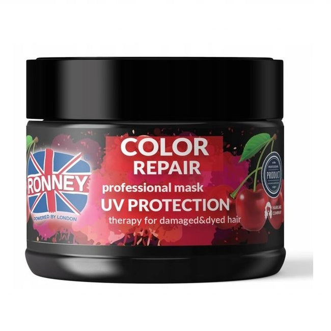 Ronney Color Repair Professional Mask UV Protection maska chroniąca kolor z ekstraktem z wiśni 300ml