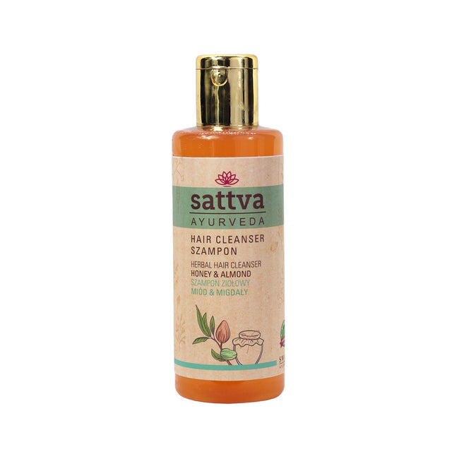 Sattva Hair Cleanser szampon ziołowy Honey & Almond 210ml