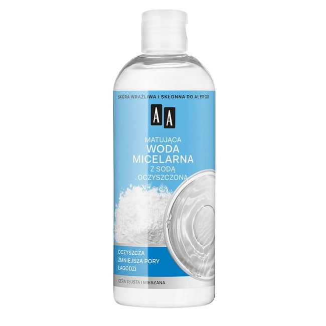 AA Skin Food matująca woda micelarna z sodą oczyszczoną do cery tłustej i mieszanej 400ml