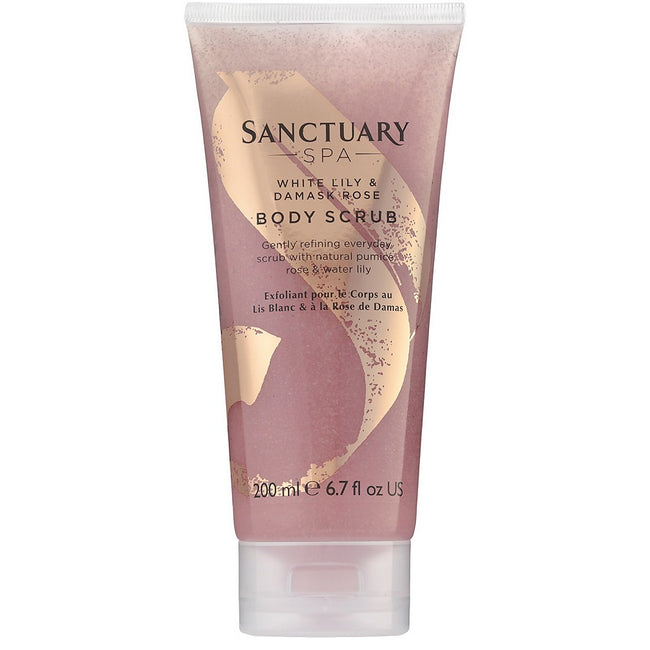 Sanctuary Spa Body Scrub peeling do ciała White Lily & Damask Rose 200ml