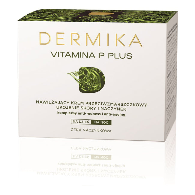 Dermika Vitamina P Plus Ukojenie Skóry I Naczynek nawilżający krem przeciwzmarszczkowy na dzień i na noc 50ml