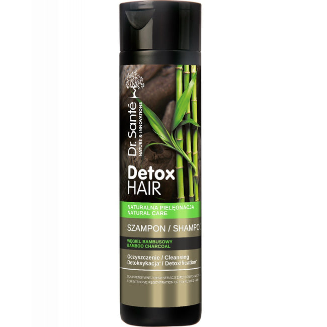 Dr. Sante Detox Hair Shampoo regenerujący szampon do włosów Węgiel Bambusowy 250ml
