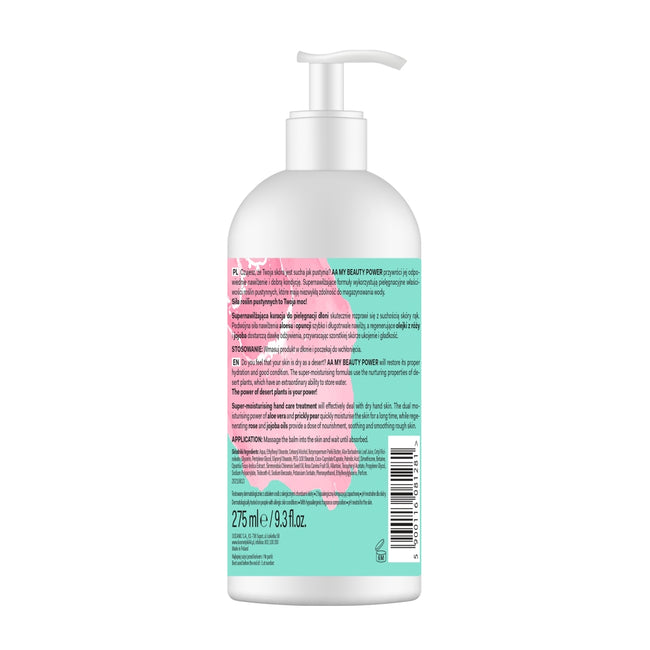 AA My Beauty Power supernawilżająca kuracja do pielęgnacji dłoni Opuncja + Aloes 275ml