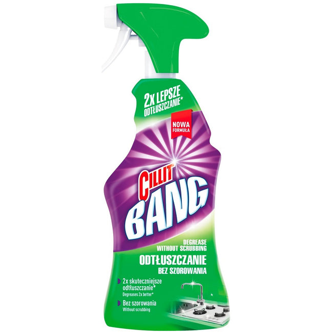 Cillit Bang Odtłuszczanie Bez Szorowania uniwersalny płyn czyszczący spray 750ml