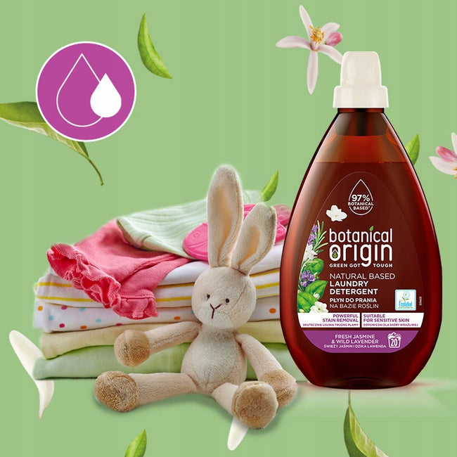 Botanical Origin Płyn do prania na bazie roślin Świeży Jaśmin i Dzika Lawenda 900ml